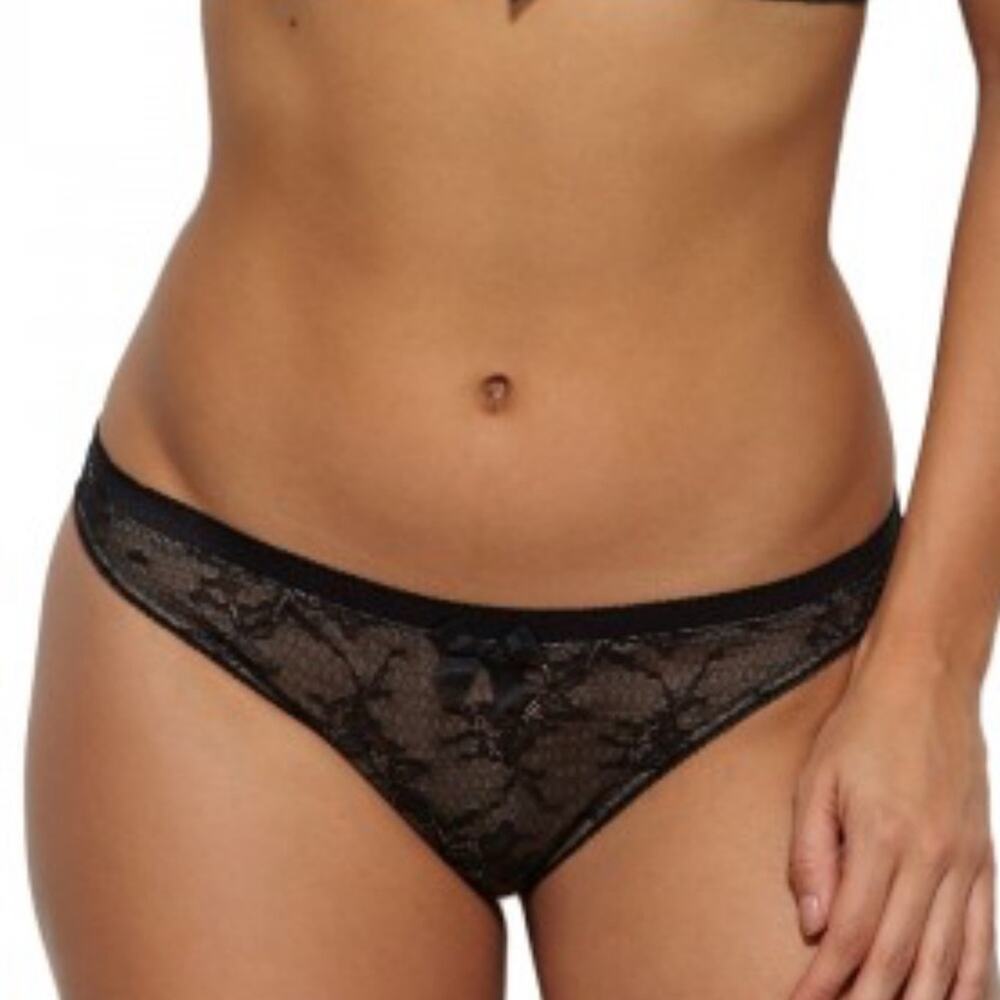 Gossard‎ Retrolution Thong Black and Nude NWT - XL